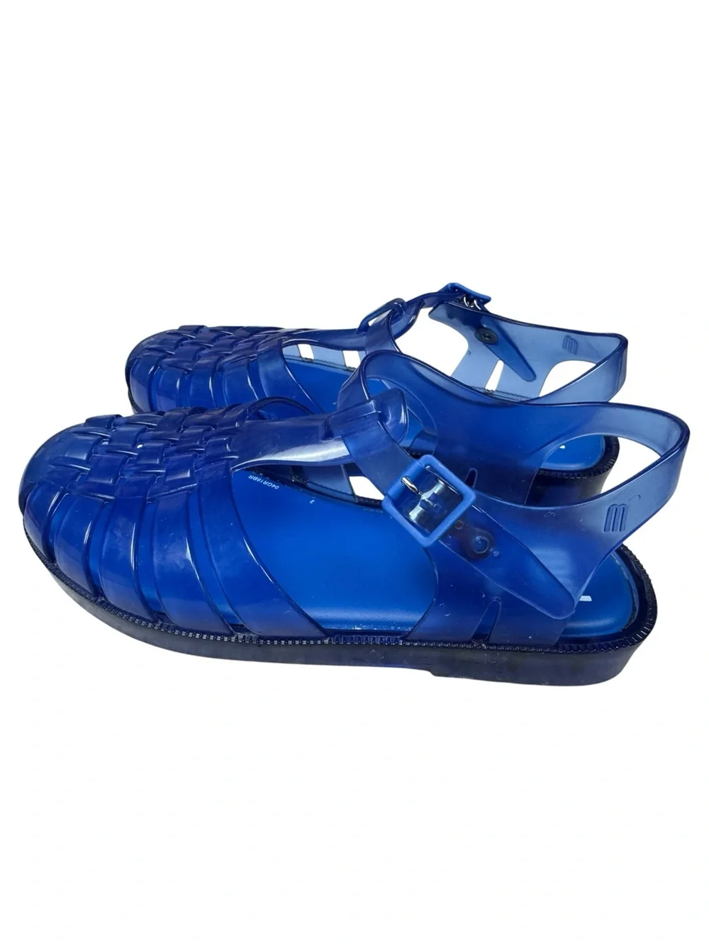 Mel by Melissa jelly sandals size 3 in blue